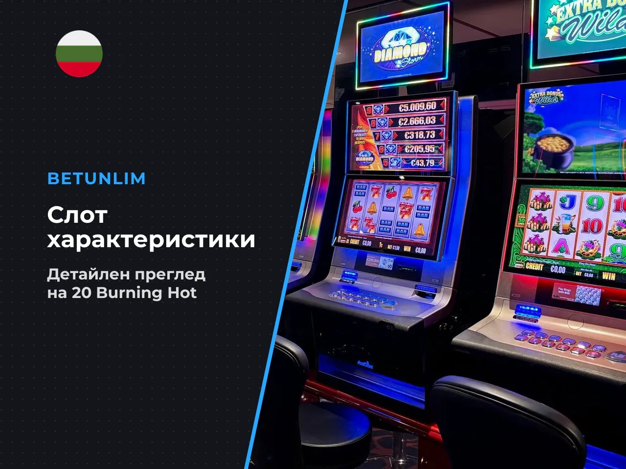 Техническите параметри на 20 Burning Hot